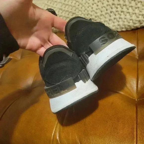 SOREL Kinetic Lite Lace Women's Trainer Shoes in Black Size 7 - Picture 10 of 11